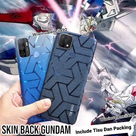 Jual SKIN GUNDAM Carbon Belakang Xiaomi POCO C65 X6 X5 5G X5Pro M6 M5