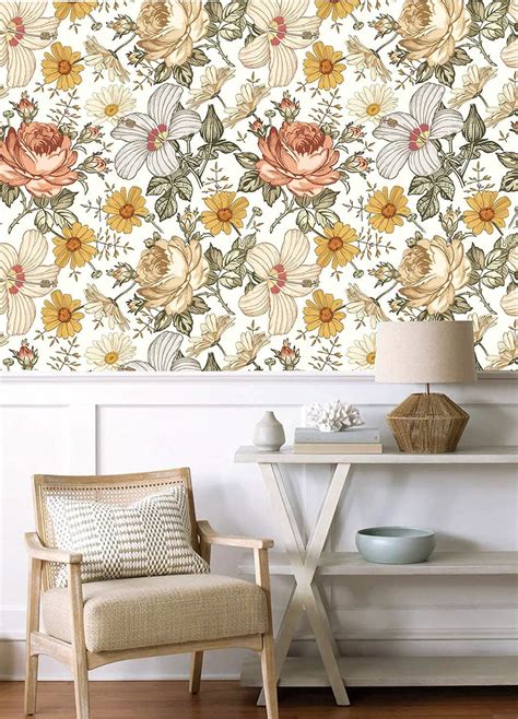 13 Most Beautiful Peel And Stick Floral Wallpaper Storables