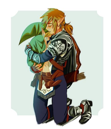 The Heartwarming Moment Of Zelda And Link Embracing