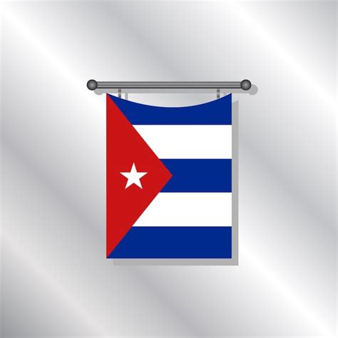 Premium Vector Illustration Of Cuba Flag Template