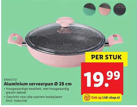 Ernesto Aluminium Serveerpan 0 28 Cm Aanbieding Bij Lidl 1Folders Nl