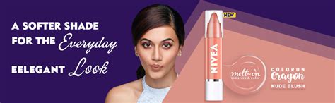 Buy NIVEA Lip Crayon Coloron Nude Blush Lip Balm 3g Online At Low Prices In India Amazon In