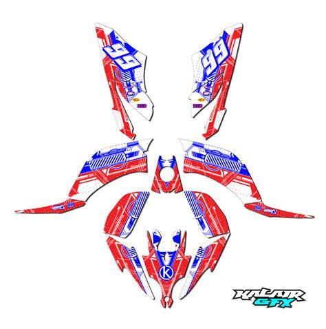 Graphics Kit For Yamaha Raptor 250 All Years Future Series Kalair Gfx