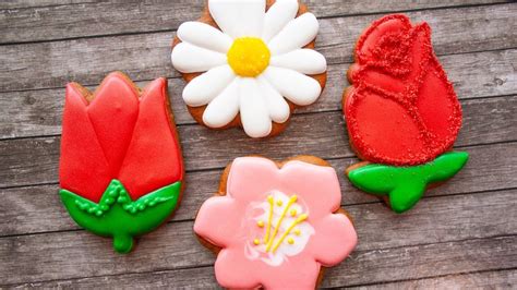 🍪🌹🌼🌷🌸 Flower Cookies Decorating With Royal Icing Cookie Ideas How To Make Sugar Cookies