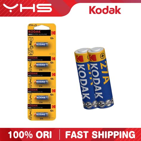 Kodak 23A 27A Max Super Alkaline Batteries 5pcs Pack For Camera