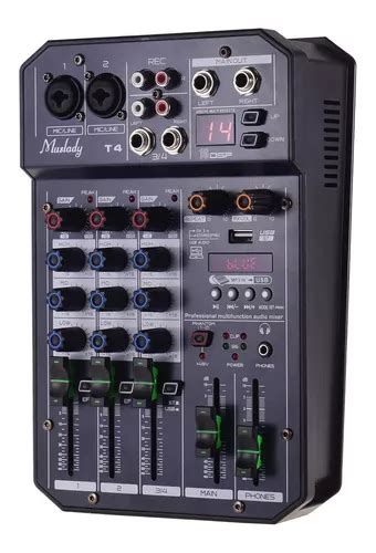 Mezclador Usb Mixer Controlador Pro Dj T Mezcladora