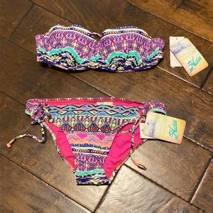 Hobie Swim Hobie Bikini Swimsuit Set Medium Poshmark