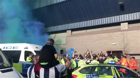 The Scenes On The Aston Villa Team Bus After Hostile Welcome At West Brom Birmingham Live