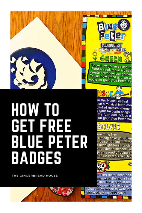 How to get free Blue Peter badges {and free entry to attractions} - the-gingerbread-house.co.uk