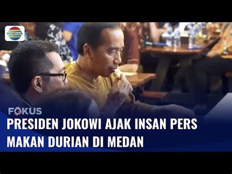 Sebelum Hadiri Perayaan Hari Pers Nasional Presiden Jokowi Makan