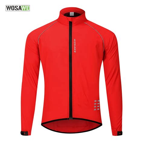 Wosawe Chaqueta De Ciclismo Reflectante Ultraligera Para Hombre