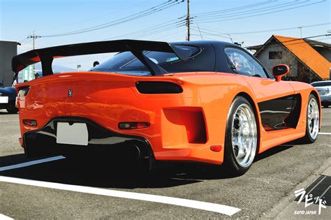 Rapid Japan — Han’s Veilside Fortune Mazda RX7 on display at the...