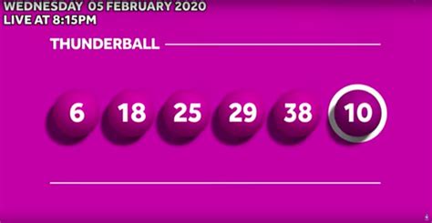 Lotto Results And Draw Live Winning Lottery And Thunderball Numbers On