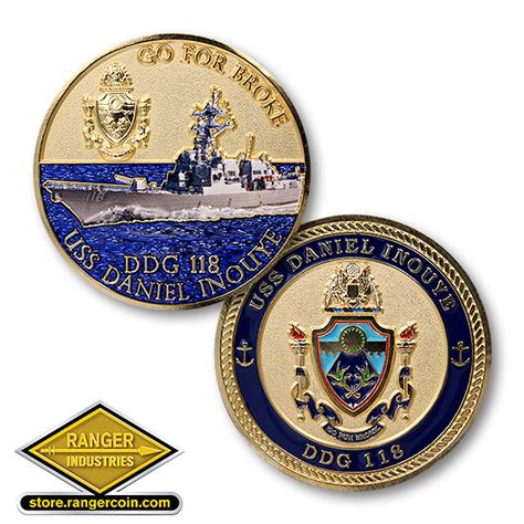 USS Daniel Inouye (DDG-118) – Ranger Coin Store