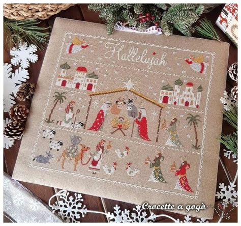 CROCETTE A GOGO Nativity Counted Cross Stitch Etsy Christmas Cross