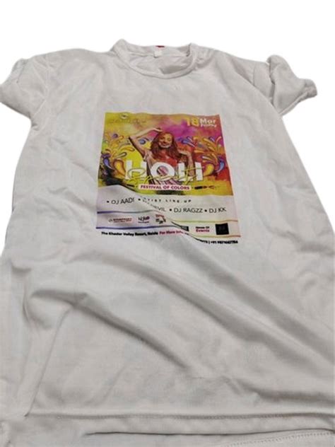 Cotton Unisex Holi Printed Promotional T Shirts At Rs Piece In Noida