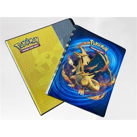 Ultra Pro Pokemon Pikachu Ring Binder (270) , Charizard File Folder(90)