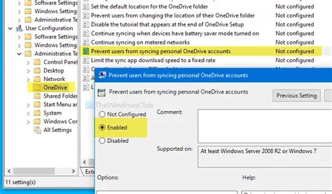 How To Prevent Users From Syncing Personal Onedrive Accounts