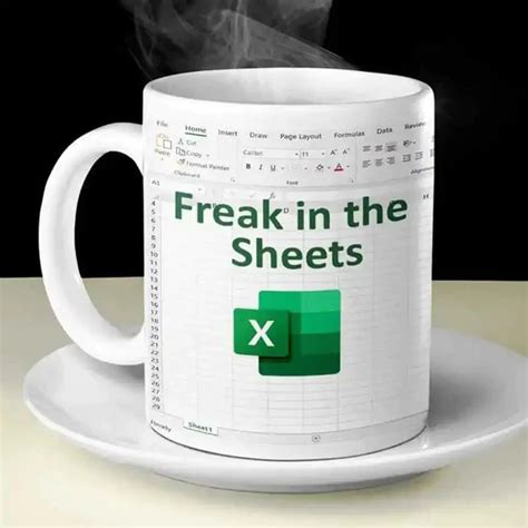 Excel Mug Excel Cheat Sheet Mug Freak In The Sheets Excel Inspired Mug