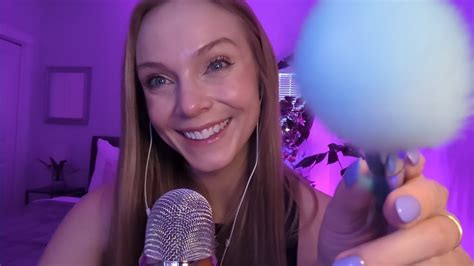 ASMR Triggers Fidget Toys Face Brushing Glitter Globes YouTube