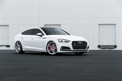 Audi S B White Vorsteiner V Ff Wheel Wheel Front