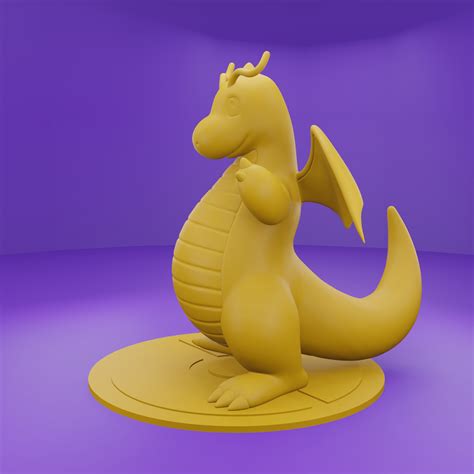 Stl File Pokemon No Dratini Dragonair Dragonite D