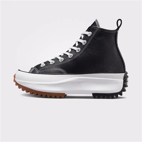 Converse Run Star Hike Platform Foundational Leather Kadın Siyah