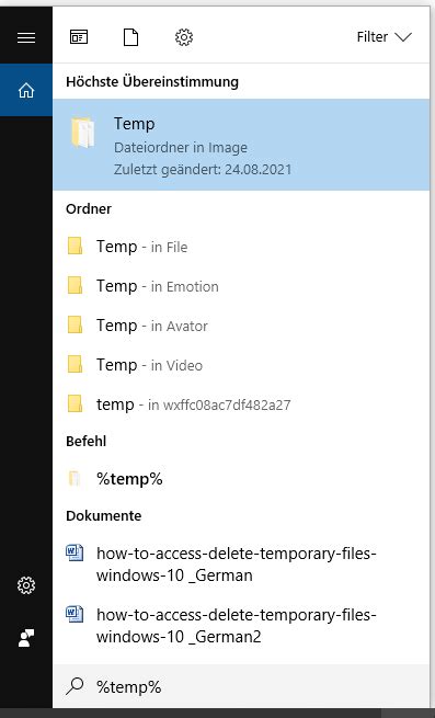 Wie Man Auf Tempor Re Dateien Von Windows Zugreift Oder Sie L Scht