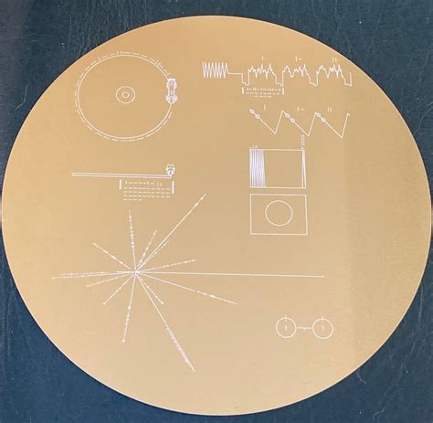 Full Size Replica Nasa Voyager Golden Record Cover Metal Etsy