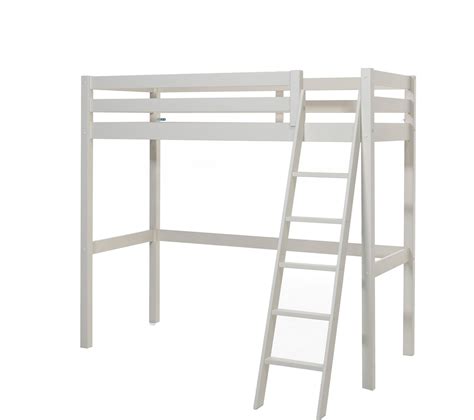 Pack Lit Mezzanine Enfant Et Lit Simple Pino 90x200 Cm Blanc Lit