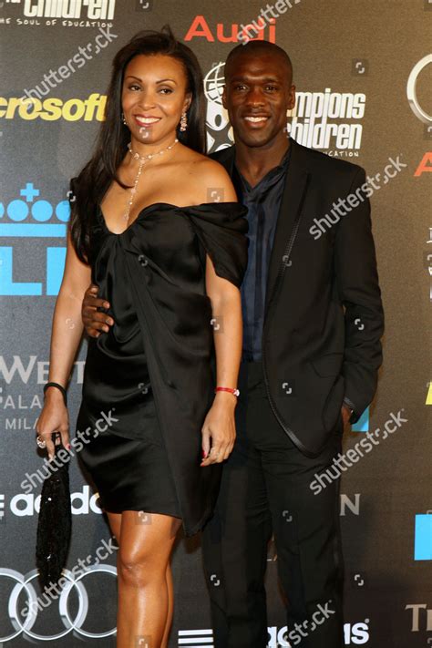 Clarence Seedorf His Wife Luviana Editorial Stock Photo Stock Image