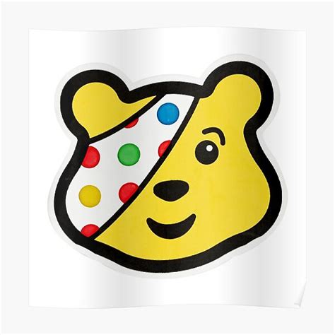 "Pudsey Bear - Children in Need - Made In Pudsey -Pudsey Bear -Pudsey Super Hero Gift" Poster ...