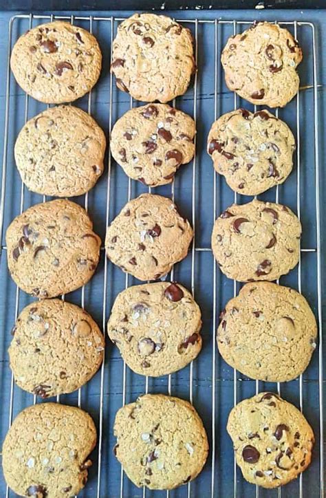 Gluten-free Vegan Chocolate Chip Sea Salt Cookies - Rabbit and Wolves