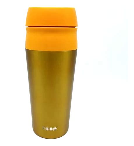 Mug Boton Value Keep Ml Vaso T Rmico Outdoor Camping Color Amarillo