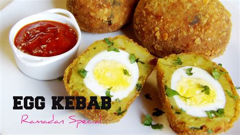 Egg Kabab Easy Potato Egg Snack Ramadan Recipes Youtube