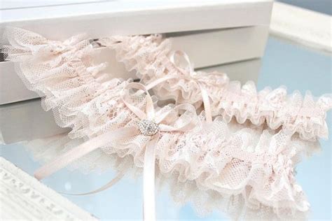 Blush Pink Lace Garter Set Blush Pink Garters Set Blush Pink Etsy