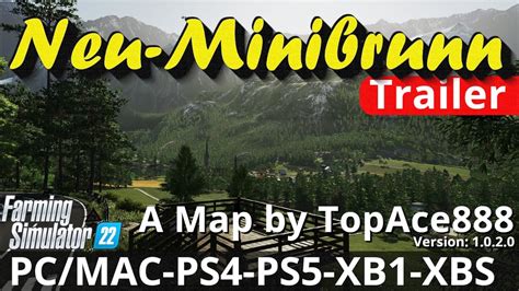 FS22 Neu Minibrunn Official Trailer ModHub PC MAC PS4 PS5 XB1