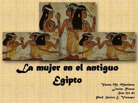 La Mujer En El Antiguo Egipto