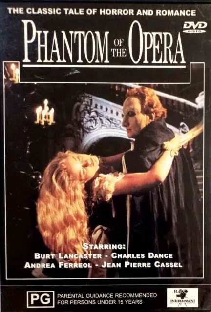 Phantom Of The Opera Dvd Burt Lancaster Mini Series Movie Teri