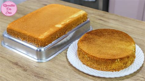 BOLO PÃO DE LÓ CASEIRO PARA BOLOS DE ANIVERSÁRIO PASSO A PASSO