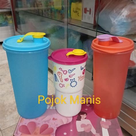 Jual Botol Minum Kulkas Slimline 1 Liter Tuperware 1 Pcs Jadul Shopee