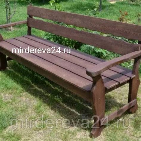 Деревянные скамейки и лавочки: красивые варианты со спинкой или без спинки