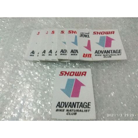 Jual STIKER SHOCK MODEL SHOWA SUSPENSION STICKER MODEL SHOWA Shopee