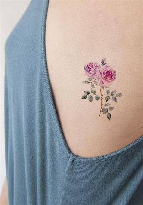 30+ Simple and Small Flower Tattoos Ideas for Women – MyBodiArt