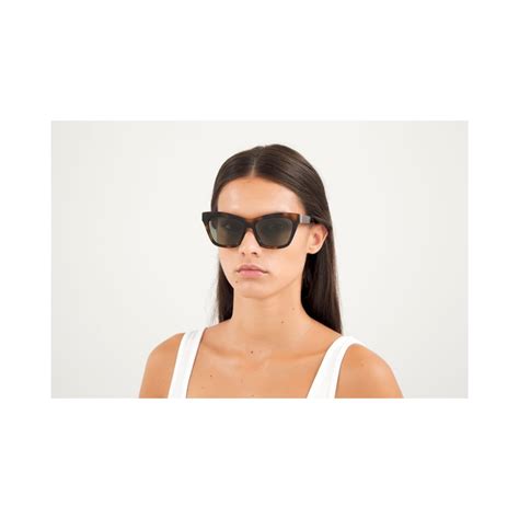 Saint Laurent Sl M79 002 Havana Sunglasses Woman