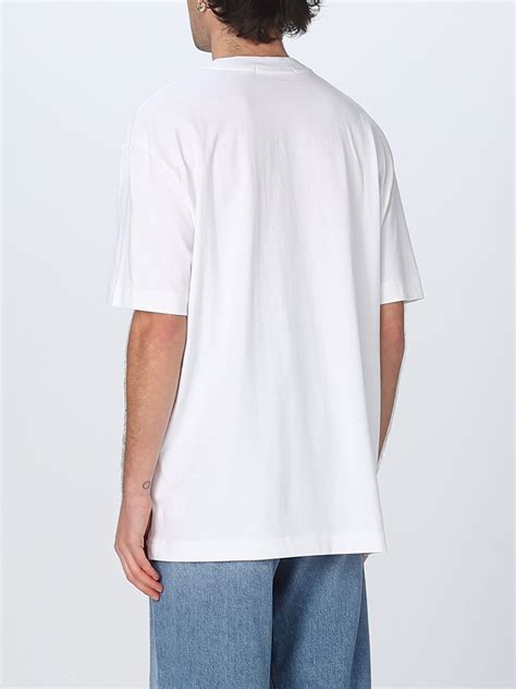 Calvin Klein Jeans T Shirt For Man White Calvin Klein Jeans T Shirt J30j323307 Online On