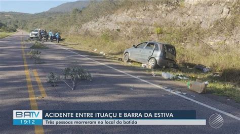 Três Pessoas Morrem Após Batida Entre Carro E Moto No Sudoeste Da Bahia