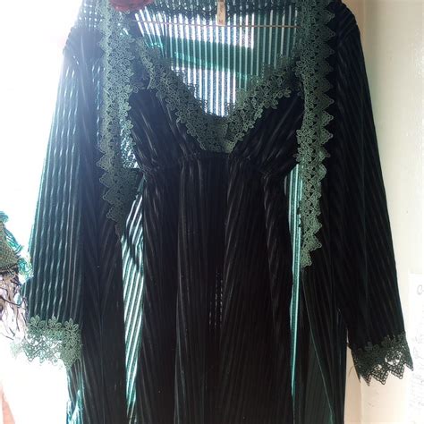 Green Lacey Lingerie Set Dress With Adjustable Depop