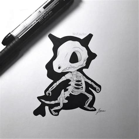 Skeletal Cubone By Wolfjayden On Deviantart