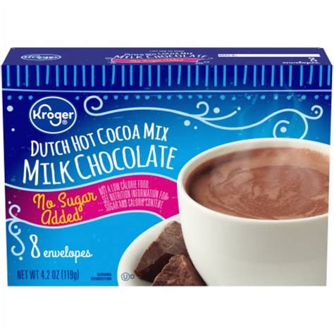 Kroger No Sugar Added Milk Chocolate Dutch Hot Cocoa Mix 4 2 Oz Fry